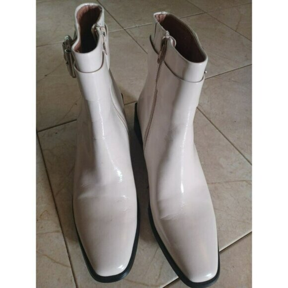 Jeffrey Campbell Ankle Boots 8.5 Leather - Picture 2 of 4